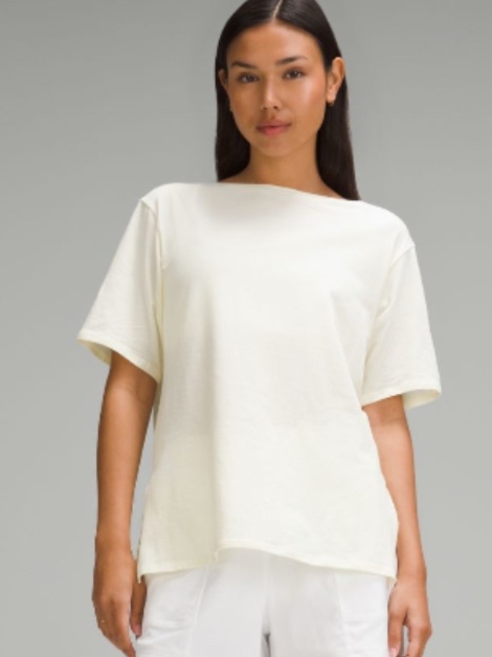 Set of 3! lululemon relaxed fit Boatneck Tee
